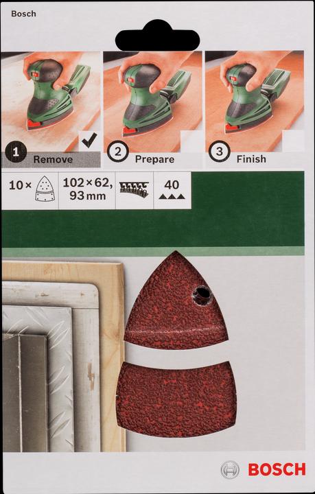 Actual product image Bosch Zubehör Sanding sheet set (40)