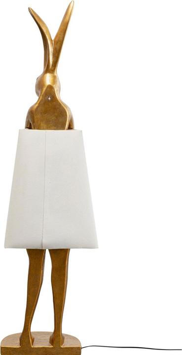 Actual product image Kare Design Floor lamp Animal Rabbit Gold/White 150cm (E27)