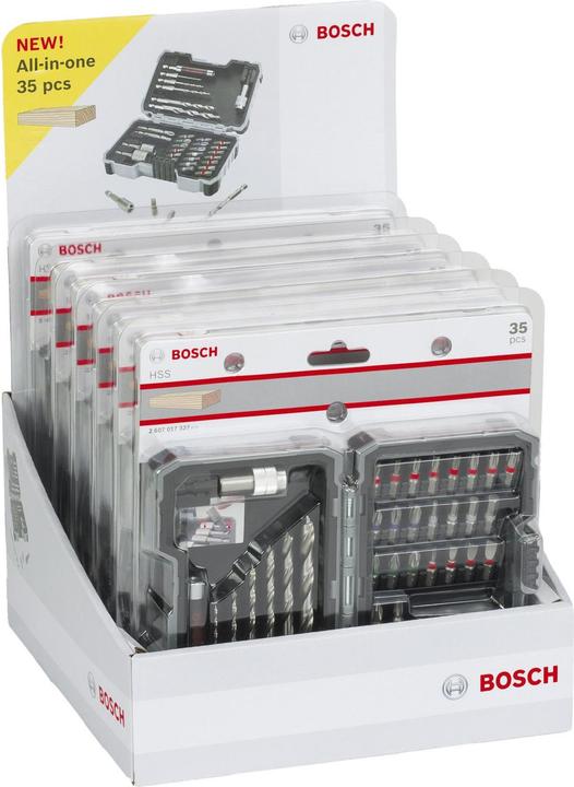 Immagine prodotto Bosch Professional Zubehör Set di punte e trapani per legno (2,0/3,0/4,0/5,0/6,0/8,0 mm)