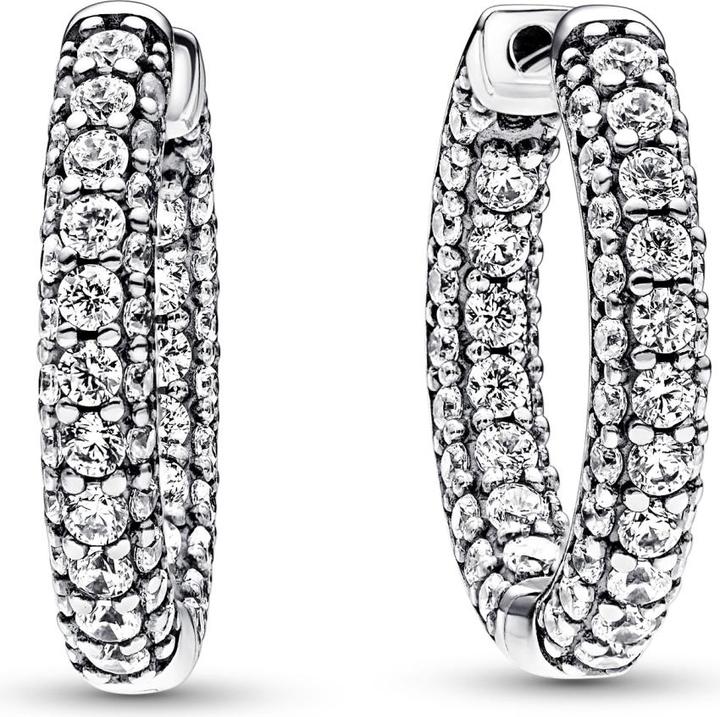 Pandora Timeless Einreihige Pavé Ohrringe (Sterling Silber 925)