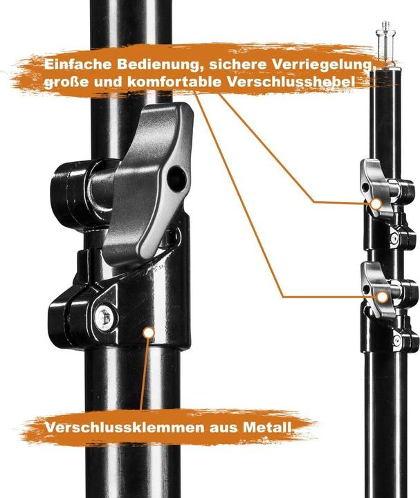 Actual product image Walimex pro 4er Set WT-806 (256 cm, 6 kg)