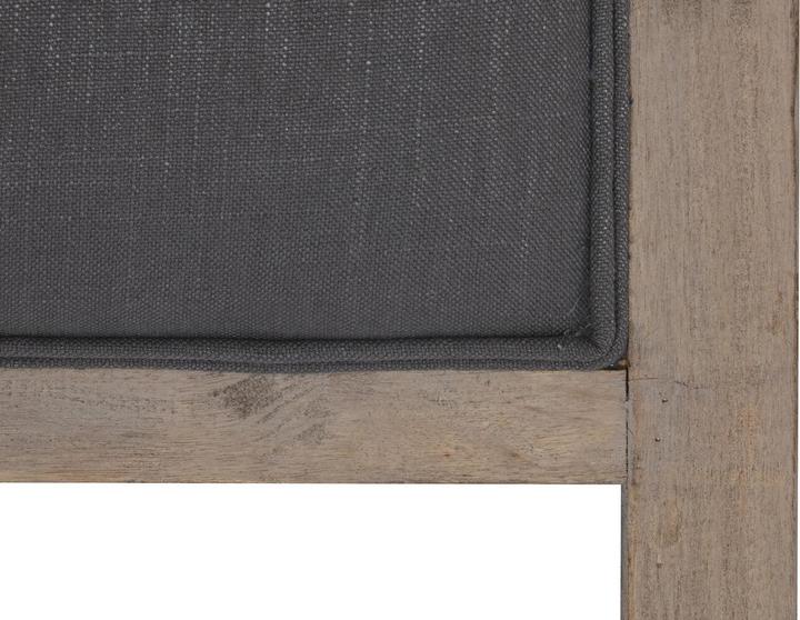 Actual product image DKD Home Decor Headboard Dark grey Oak 180 x 10 x 120 cm