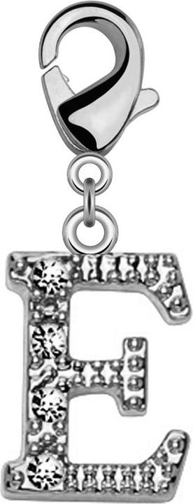 Immagine prodotto Star Piercing Ciondolo con lettera E in cristallo (Ottone)