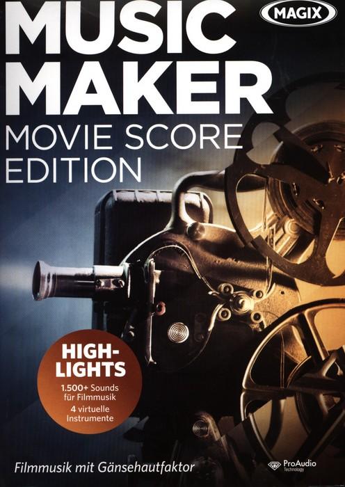 Produktbild Magix Music Maker - Movie Score Edition 6 (1 User, unbegrenzt)