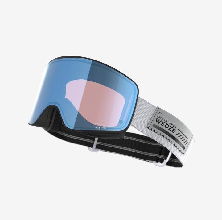 Produktbild Wedze Skibrille Snowboardbrille Erwachsene/Kinder Schlechtwetter - G900 C HD weiss