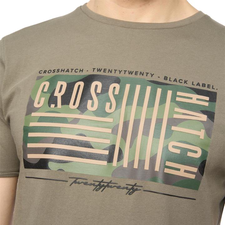 Actual product image Crosshatch Mens Wenfore T-Shirt (M)
