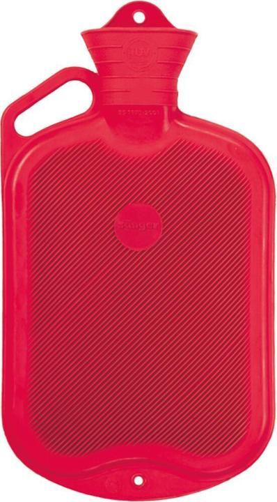 Actual product image Sänger Hot water bottle with handle 2.0 litre, red (0.40 l)