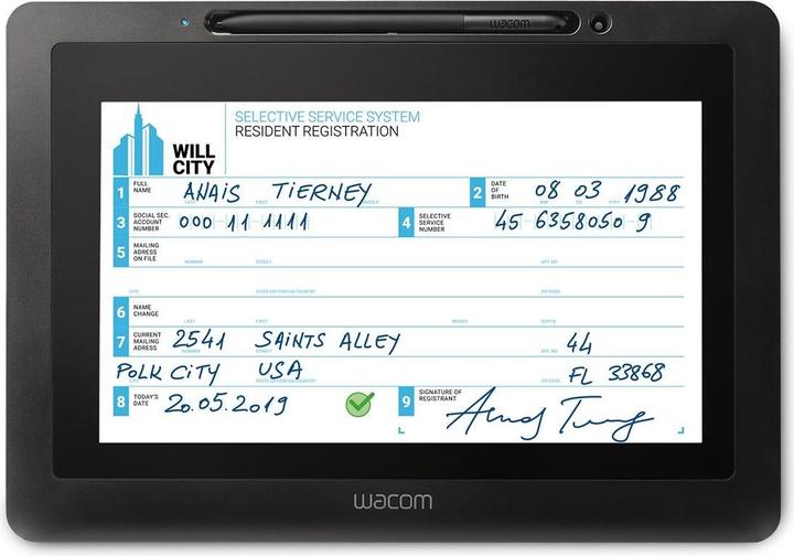 Productafbeelding Wacom DTU-1031AX, LCD, 25,6 cm (10,1 inch), Zwart (10.10", 2540 lpi)