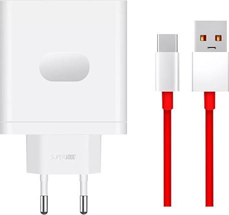 OnePlus Charger SUPERVOOC 100W One Port with Cable - White (100 W)