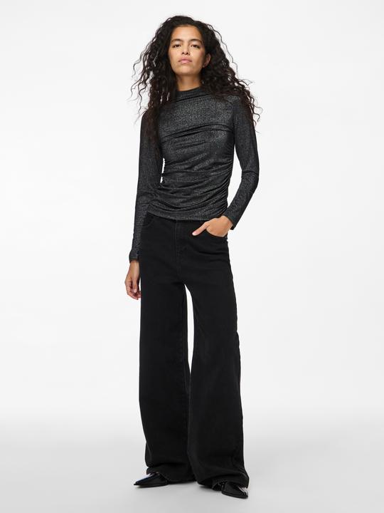 Immagine prodotto Pieces Pcmonica Ls Glitter Ruching Top Noos (L)