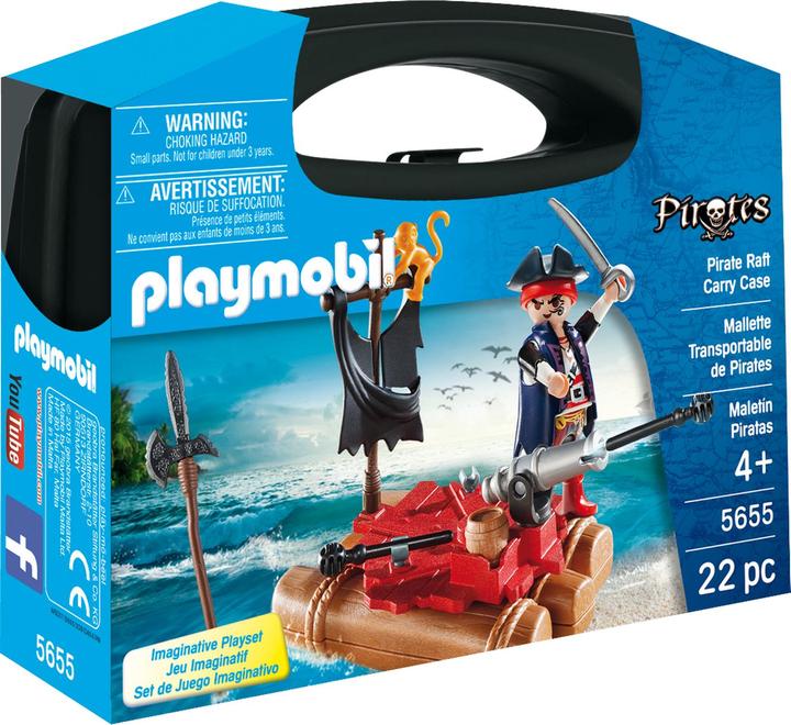 Actual product image Playmobil Pirate Raft Carry Case (5655, Playmobil Pirates)