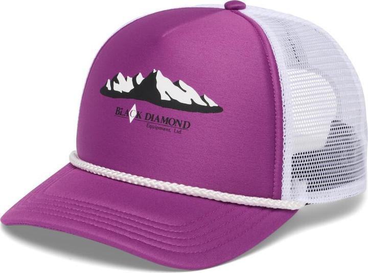 Black Diamond Flat Bill Trucker Hat (One Size)