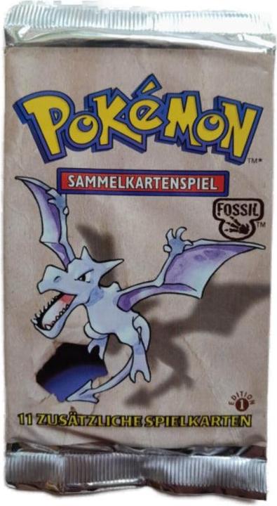 Produktbild Pokémon Fossil Sealed 1st Edition Booster DE (Deutsch, Booster Pack)