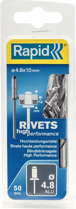 Actual product image Rapid Universal blind rivet Ø 4.8 x 10 mm
