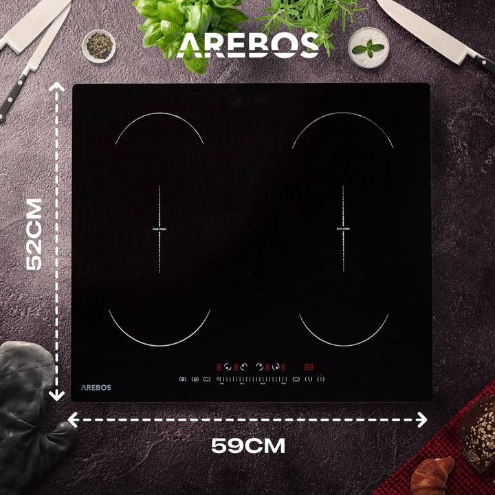 Actual product image Arebos Induktionskochfeld