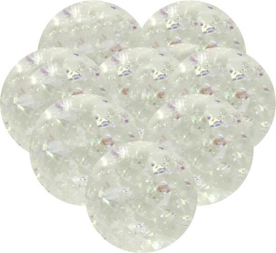 Actual product image Unique Transparent bouncing balls (8 pcs)