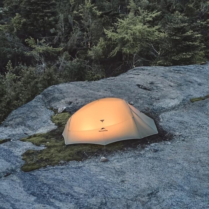 Actual product image Naturehike Cloud up series tents Pro Moon rock sand/1 persons/20D nylon (1 person)