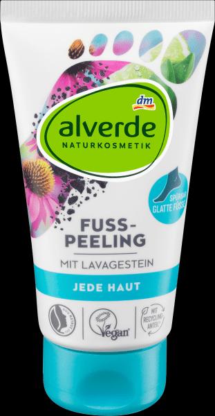 Produktbild dm alverde Fusspeeling mit Lavagestein (Fusscrème & Fussgel, 75 ml)