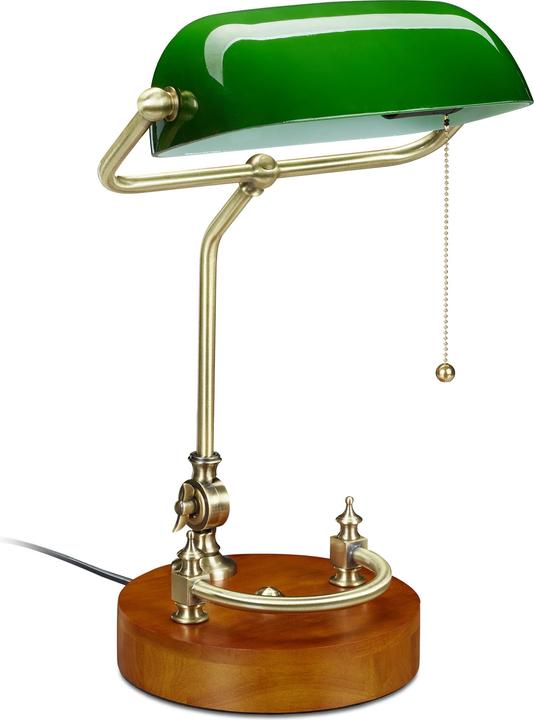 Produktbild Relaxdays Bankerlampe (E27)