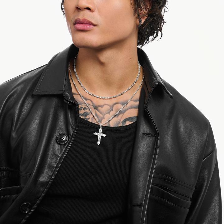 Actual product image Thomas Sabo Anchor chain long (925 sterling silver, 40 - 45 cm)