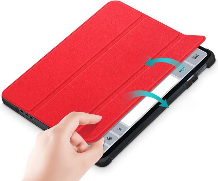 Produktbild Cover-Discount Xiaomi Pad 6 - Tri-fold Smart Case rot (Xiaomi Pad 6, Xiaomi Pad 6 Pro)