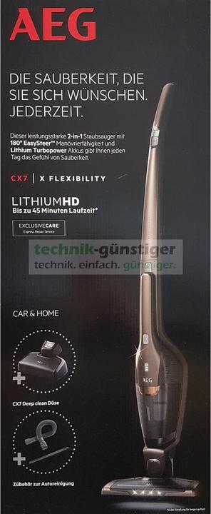 Produktbild AEG CX7-2-B360 Flexibility beutel- & kabelloser 2in1 Akku-Handstaubsauger, bronze