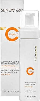 Produktbild SunewMed+ Sunewmed Perfect Whitening Cleansing Foam Active Face And Eye Cleanser 200Ml (Reinigungsmilch, 200 ml)