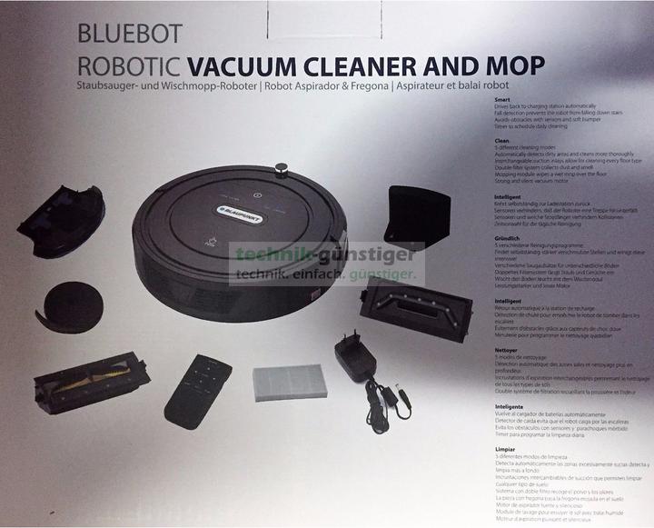 Image du produit Blaupunkt Bluebot Aspirateur robot avec fonction balayage, filtre HEPA