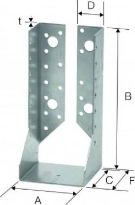 Produktbild Simpson Sst Balkenschuh BSIN 100/140 (Balkenschuh, 1 Stk.)