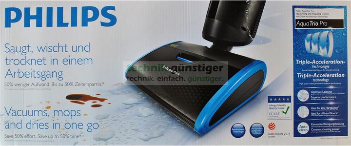 Produktbild Philips Aquatrio Pro FC7080/01 Nass-/Trockensauger 3in1 Hartböden