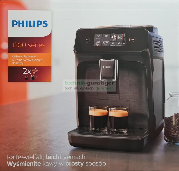 Productafbeelding Philips Serie 1200 EP1200/00 Volautomatisch koffiezetapparaat Espressomachine, zwart
