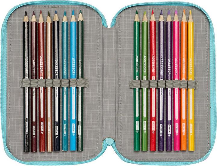 Image du produit Safta Frozen - La Reine des Glaces ""Hello Spring"" - Trousse comprenant crayons, taille-crayons, règle