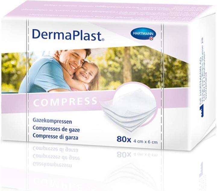 Produktbild DermaPlast Gazekompressen