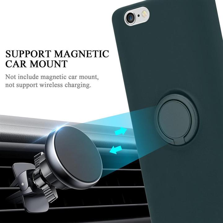 Productafbeelding Cadorabo TPU Vloeibare Ring Silicone Hoesje (Apple iPhone 6)