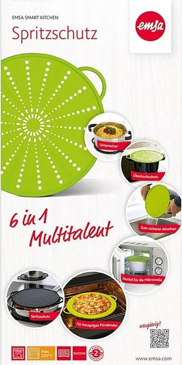 Produktbild Emsa Spritzschutz 4in1 (31 cm, Metall)
