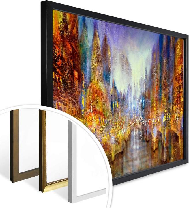 Produktbild Trenddeko Schmucker - Lichterstadt (60 x 50 cm)