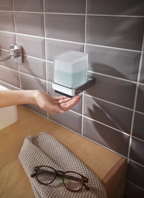 Immagine prodotto Emco Dispenser di sapone a sensore trend, vetro cristallo smerigliato