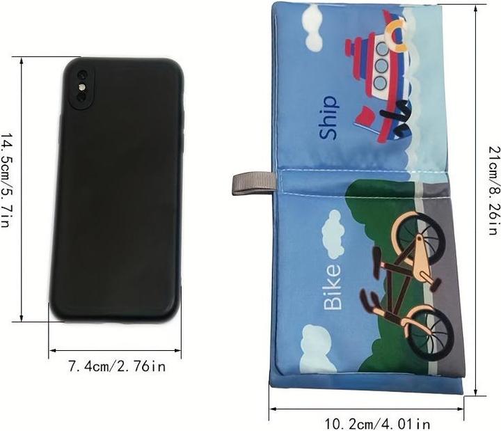 Produktbild Activity Board Das erste weiche Stoffbuch für Baby, Stoffbuch, waschbares Babybuch, Baby-Stoffbuch für 0-3 Jahre