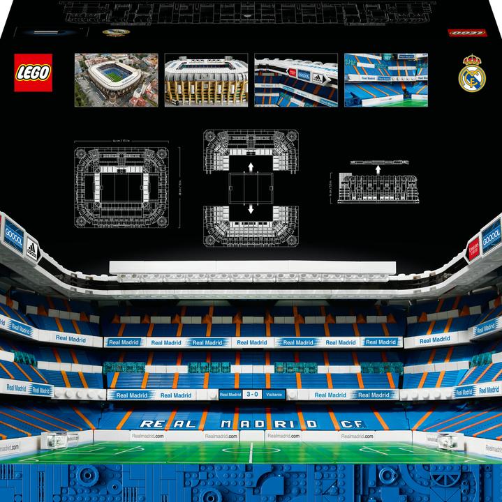 Immagine prodotto LEGO Real Madrid - Stadio Santiago Bernabéu (10299, LEGO Icons, Set LEGO rari)