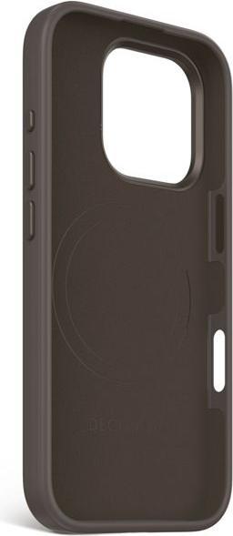 Immagine prodotto Decoded Backcover in silicone antimicrobico con MagSafe per iPhone 16 Pro - Marrone scuro (Apple iPhone 16 Pro)