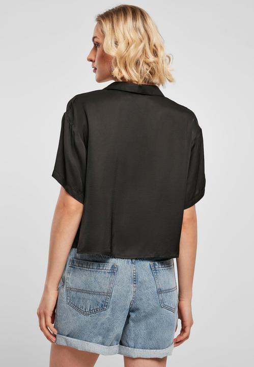 Actual product image Urban Classics Ladies Viscose Satin Resort Shirt (5XL)
