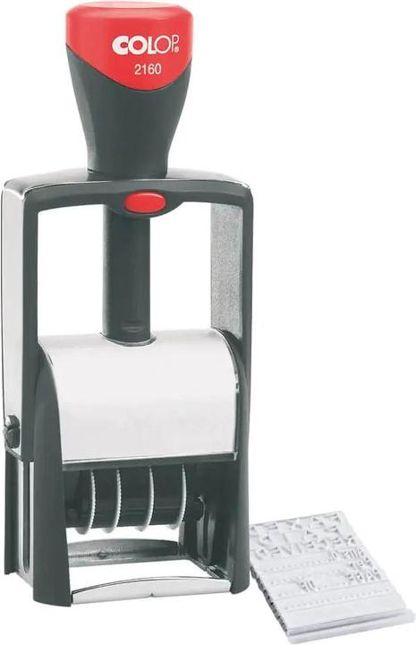 Immagine prodotto Colop Timbro di parola e data 2160/RL rosso/nero