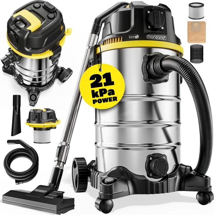 Actual product image Monzana Dry vacuum cleaner (Wet dry vacuum cleaner)