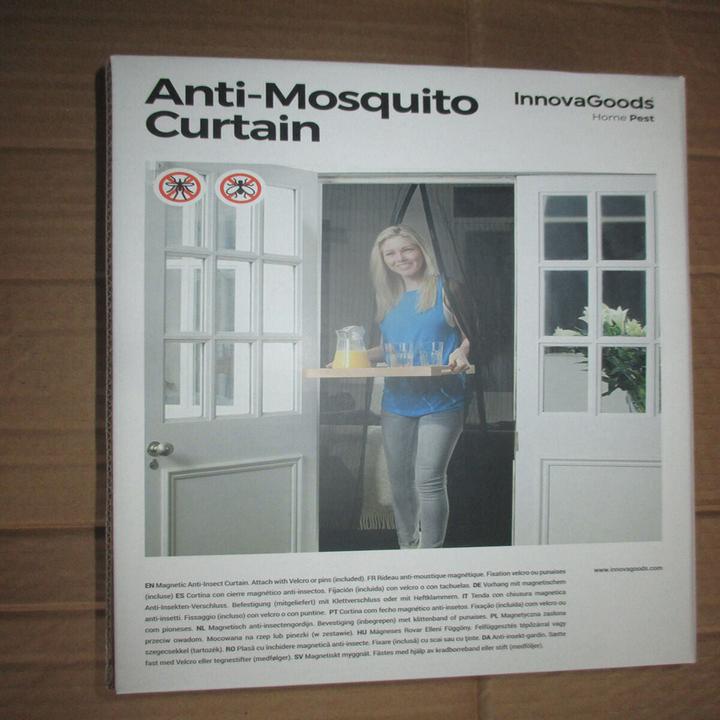 Actual product image JTI Mosquito door net with magnets