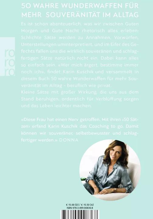 Actual product image 50 Sätze, die das Leben leichter machen (German, Karin Kuschik, 2022)