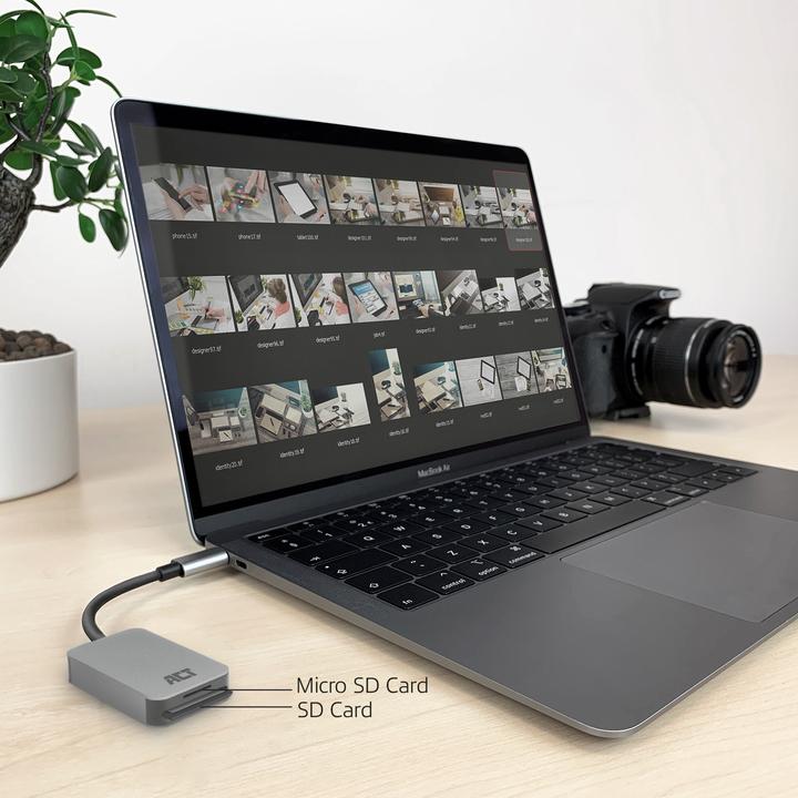 Immagine prodotto Lettore di schede USB-C per SD e micro SD, SD 4.0 UHS-II