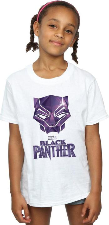 Immagine prodotto Black Panther Mask Logo Maglietta Ragazze (152, 158)