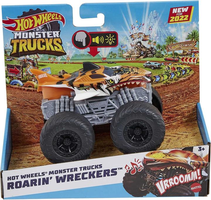 Actual product image Hot Wheels Monster Trucks Roarin Wreckers, assorted