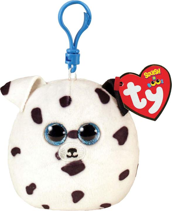 Actual product image Ty Fetch Dog Squishy Clip 9cm