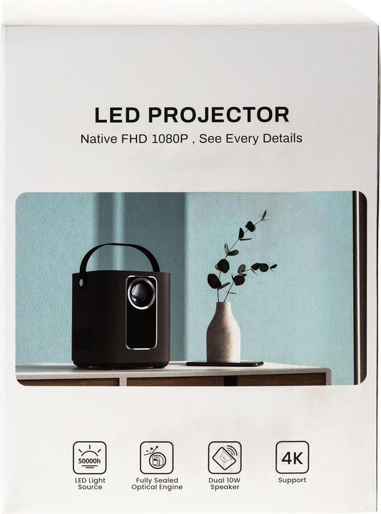 Immagine prodotto FTM Projektor Pro, ANSI-Lumen: 300 lm, Auflösung: 1920 x (Full HD, 300 lm)